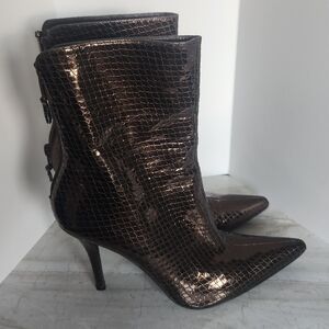 Stuart Weitzman Brown Heeled Boots